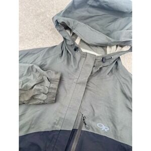 Outdoor Research Panorama Point Jacket Womens Large Hooded Water Resistant Read*